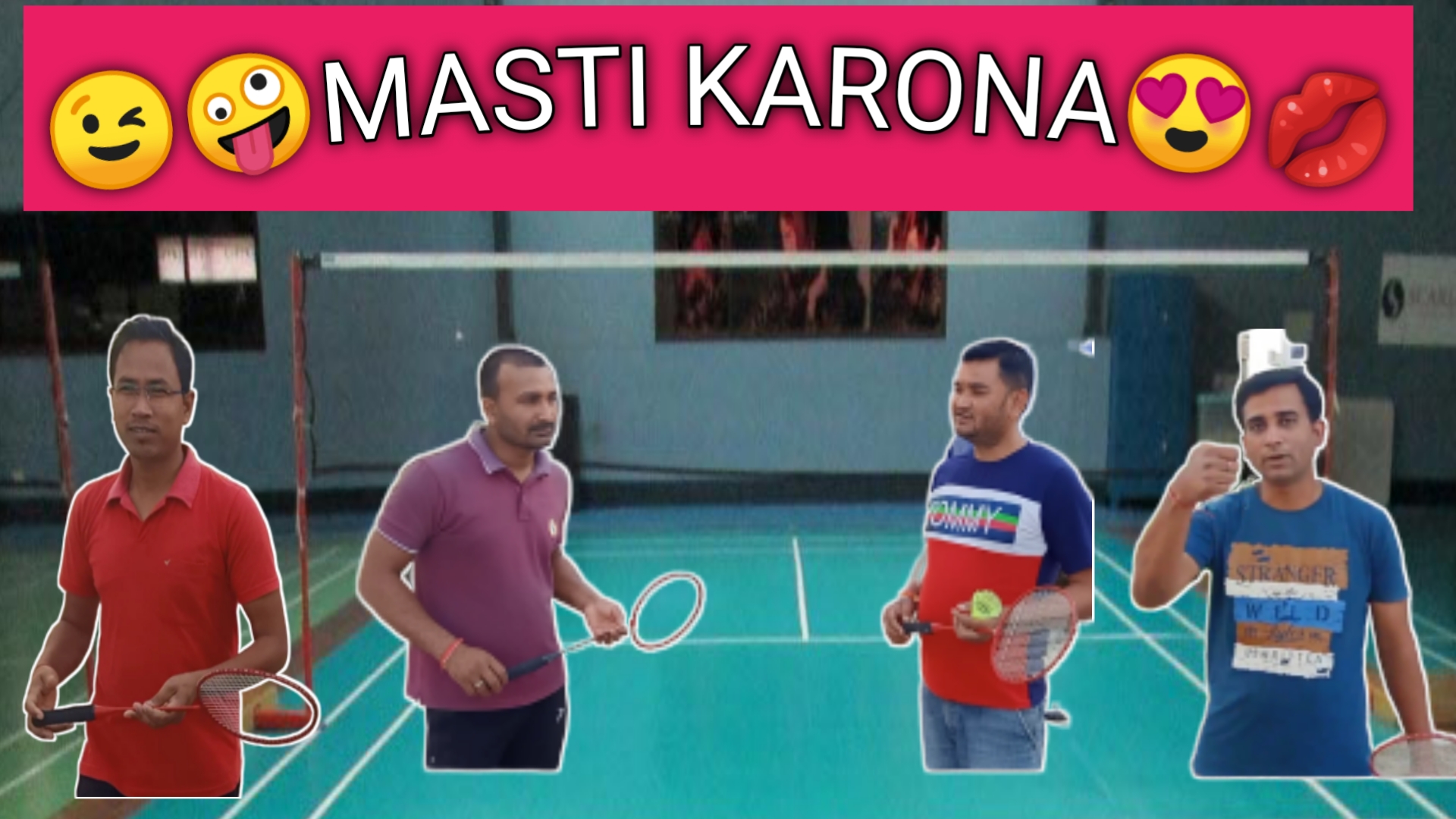 Masti karona - Fun on Badminton